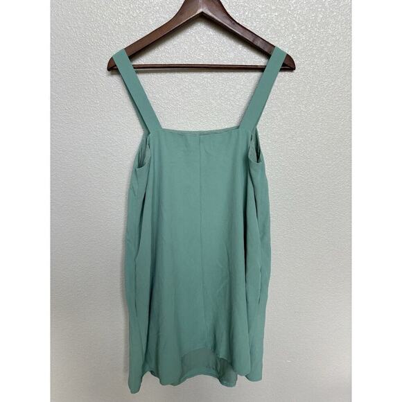 NWT Gilli pastel green mini dress medium minimalist modest sleeveless wedding - Picture 4 of 6